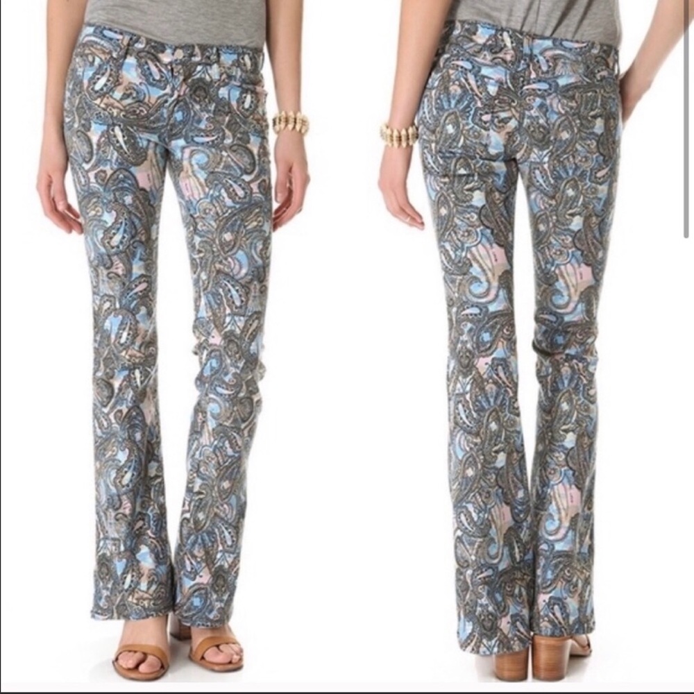 Rebecca Minkoff Boho Paisley Flare Jeans. Size 26